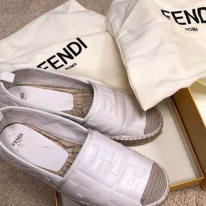 Fendi Espadrillas Napa Snow